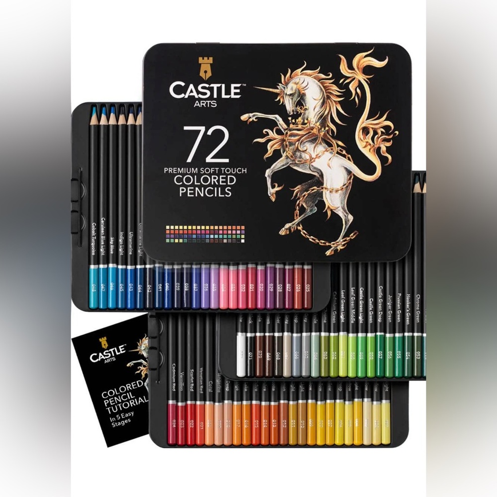 Castle Arts 72 Colored Pencils Set